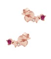 July Birthstone Silver Stud Earring STS-6802